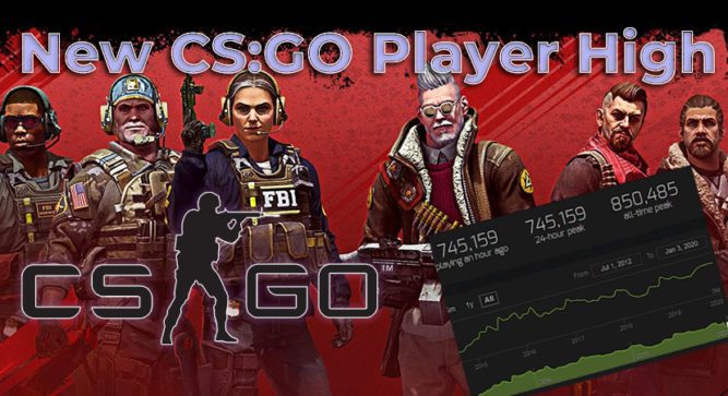 CS:GO peaks at the start of 2020