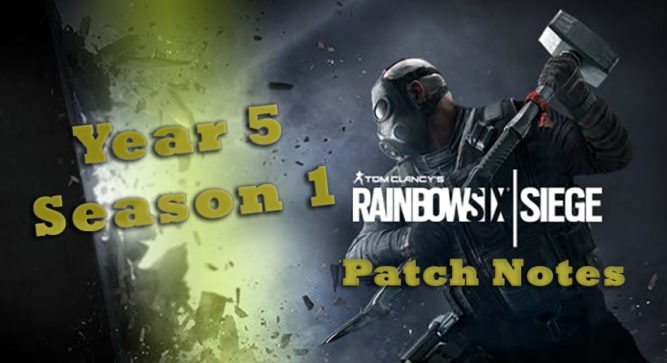 Rainbow Six: Siege patch notes: A new year and season