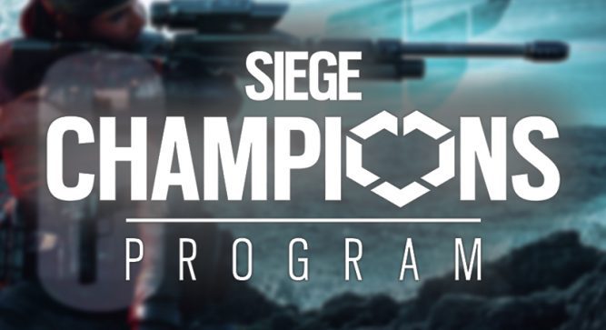Siege Champions Program grows Rainbow Six community