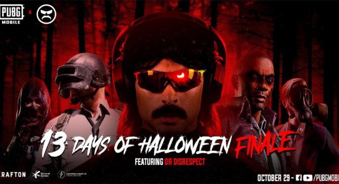 Dr Disrespect Enters PUBG Mobile for 13 Days of Halloween
