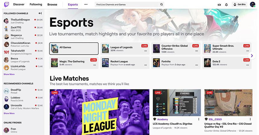 Twitch Esports