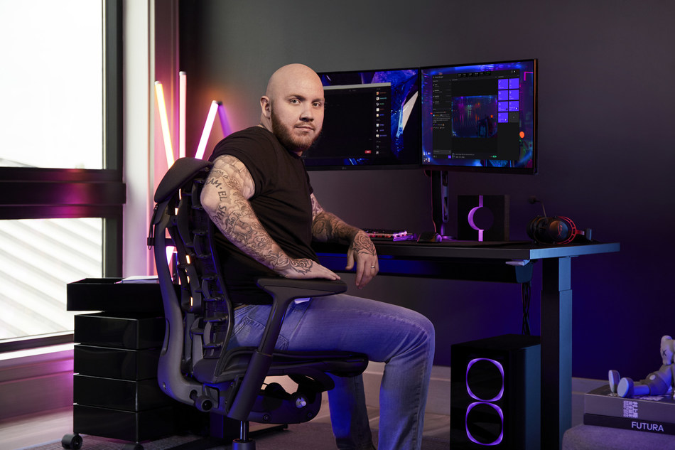 TimTheTatman is the first ambassador for Herman Miller.